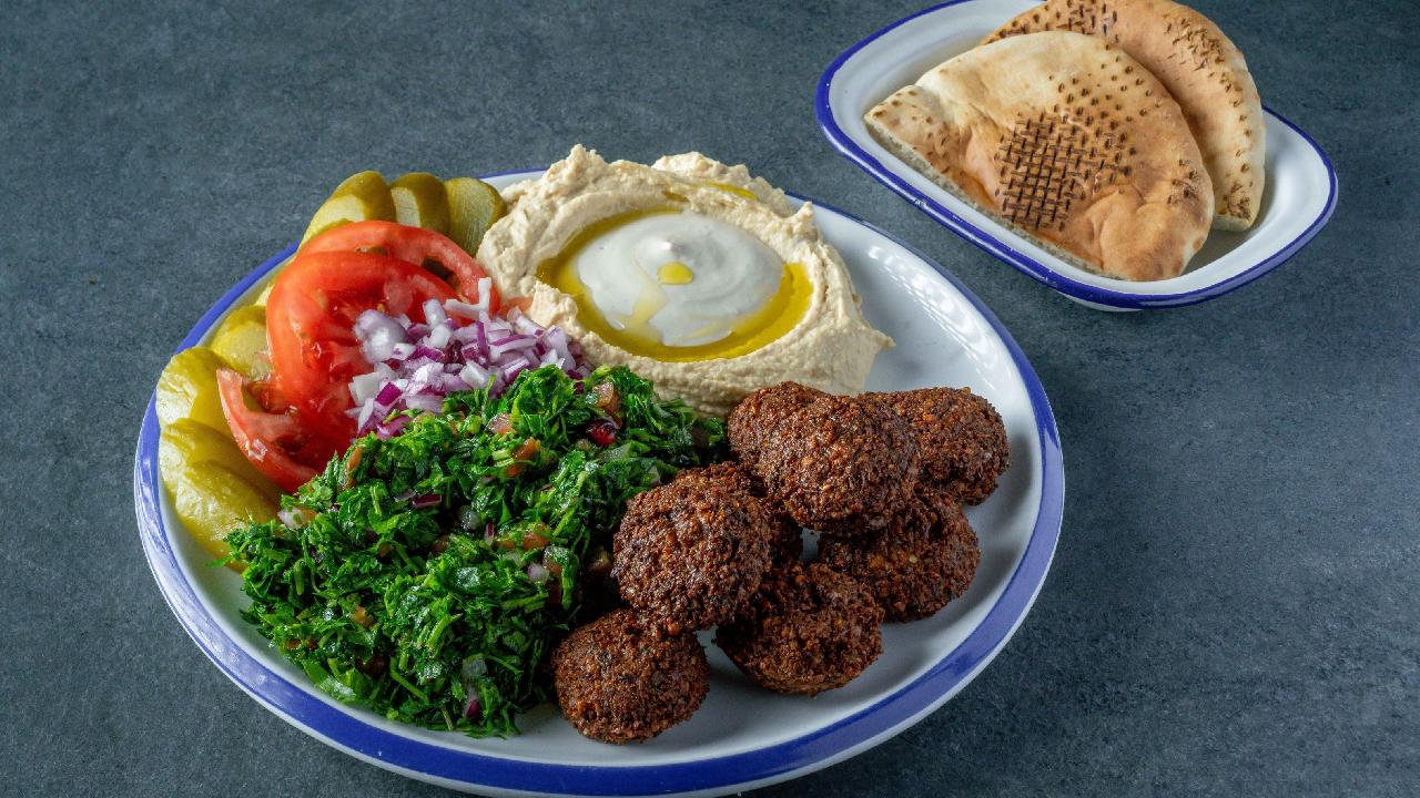 Meal card cover for: FALAFEL Plate