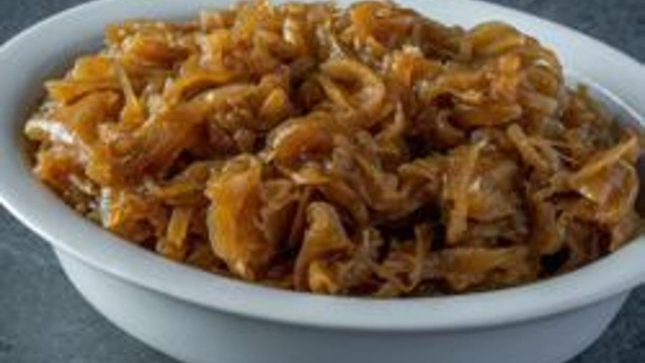 Meal card cover for: Sauteed Onions