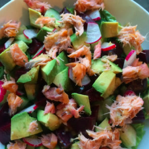 Meal card cover for: Smoked Salmon & Avocado Salad