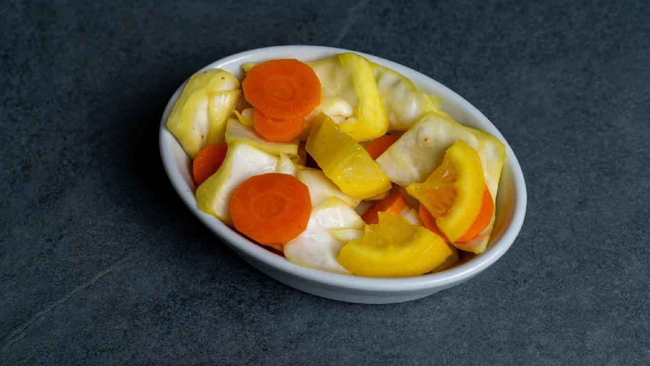 Meal card cover for: Israeli Mix Pickle