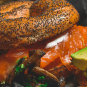 Meal card cover for: Toasted Bagel Smoked Salmon and Cream Cheese