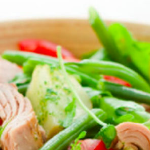 Meal card cover for: Tuna Salad