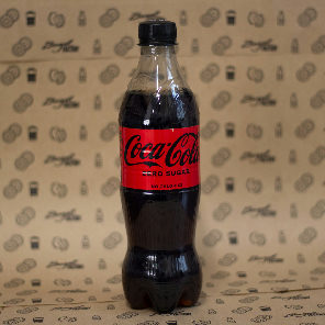 Meal card cover for: Coke Zero 500ml