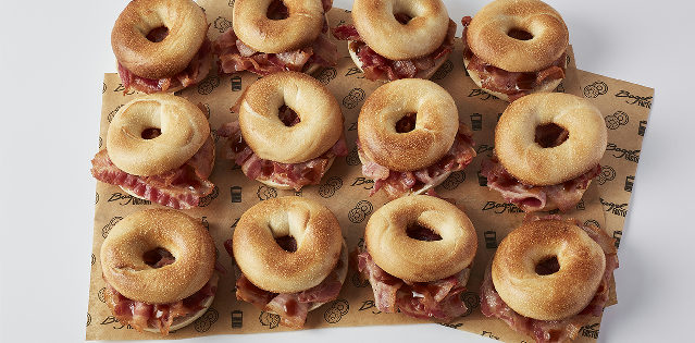 Mini Bacon Bagel Platter, Bagel Factory Platters - London Bridge