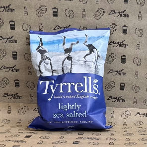 Meal card cover for: Tyrrells Sea salt 40g