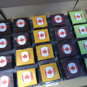 Meal card cover for: World Cup 2026 Brownies (platter box 40)