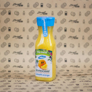 Meal card cover for: Innocent Orange Juice