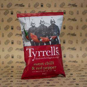 Meal card cover for: Tyrrells Red Pepper 40g