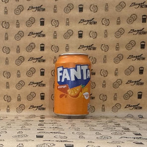 Meal card cover for: Fanta Orange can 330ml