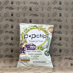 Meal card cover for: Popchips Sour Cream and Onion 23g