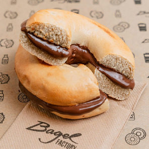 Meal card cover for: Nutella Bagel