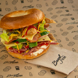 Meal card cover for: Build Your Own Bagel