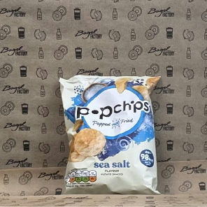 Meal card cover for: Popchips Sea Salt 23g
