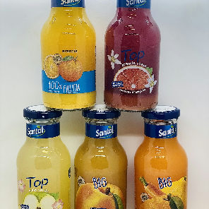 Meal card cover for: Santal Juices