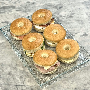 Meal card cover for: Mini Bagel Platter (small)