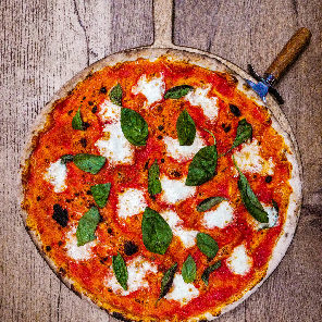 Meal card cover for: Margherita Whole 20-inch Pizza