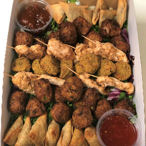 Meal card cover for: Indian Savoury Platter