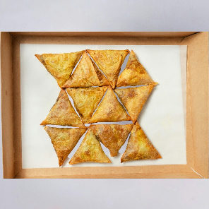 Meal card cover for: Veg Samosa Platter