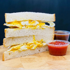 Meal card cover for: Breakfast egg sandwich