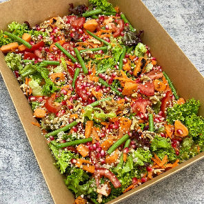 Meal card cover for: Sharing roasted sweet potato & cous cous salad
