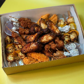 Meal card cover for: Chicken Platter