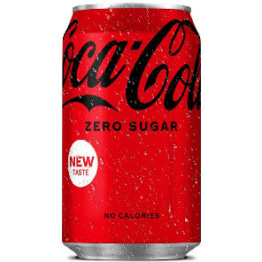 Meal card cover for: Coke Zero (350ml)