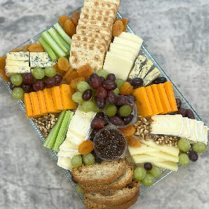 Meal card cover for: Sharing cheese platter
