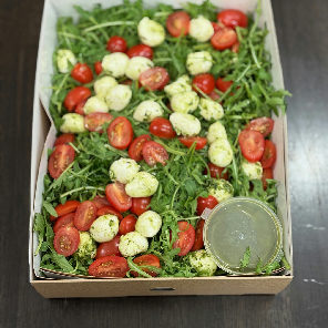 Meal card cover for: Mozzarella Tricolore