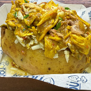 Meal card cover for: Chicken curry