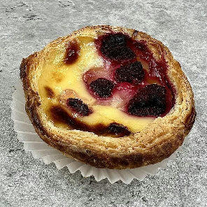 Meal card cover for: Portuguese Nata - Raspberry
