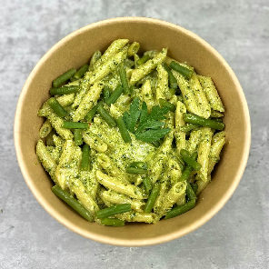 Meal card cover for: Penne al Pesto
