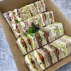 Meal card cover for: Contemporary Sandwich Platter