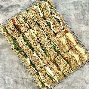 Meal card cover for: Vegetarian Sandwich Platter