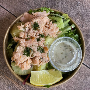 Meal card cover for: Dill Roast Salmon Salad