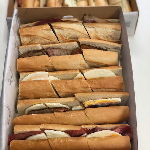 Meal card cover for: Medium Breakfast Baguette Box 