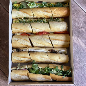 Meal card cover for: Medium Vegetarian Breakfast Baguette 