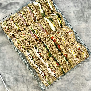 Meal card cover for: Regular sandwich platter