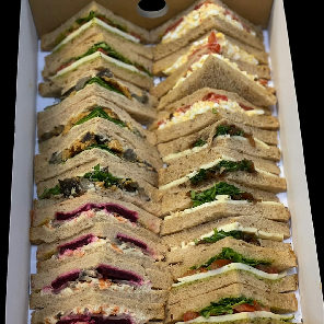 Meal card cover for: Medium Vegetarian Sandwich Platter