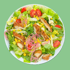 Meal card cover for: Panko Chicken