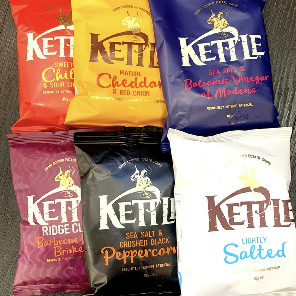 Meal card cover for: Kettle Crisp - Mature Cheddar & Red Onion