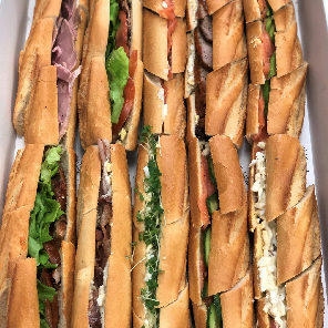 Meal card cover for: Large Breakfast Baguette Box