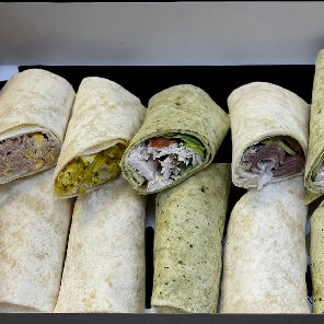 Meal card cover for: Medium Halal Wrap Platter