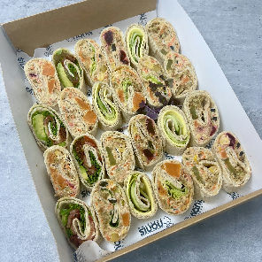 Meal card cover for: Vegan Wrap Platter