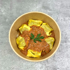 Meal card cover for: Tortelloni al Ragu