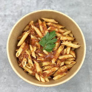 Meal card cover for: Penne al pomodoro