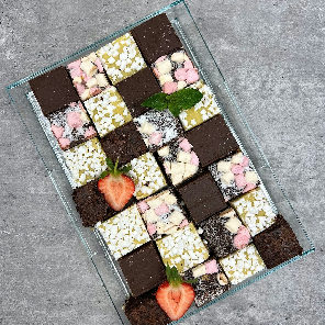 Meal card cover for: Mini chocolate treats platter