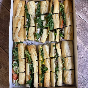 Meal card cover for: Large Birds Baguette box