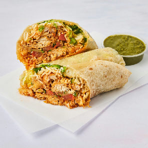 Meal card cover for: Charcoal Smoked Tandoori Chicken Kati Roll