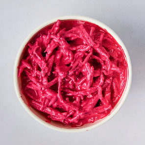 Meal card cover for: Beetroot Raita