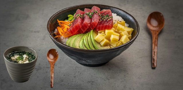 Miso Soup + Poke Bowl + Drink, The Sushi Co - Shoreditch